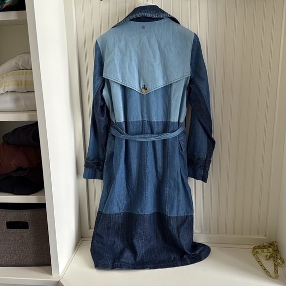 Søsken Havana Denim Trench Coat - Picture 7 of 10